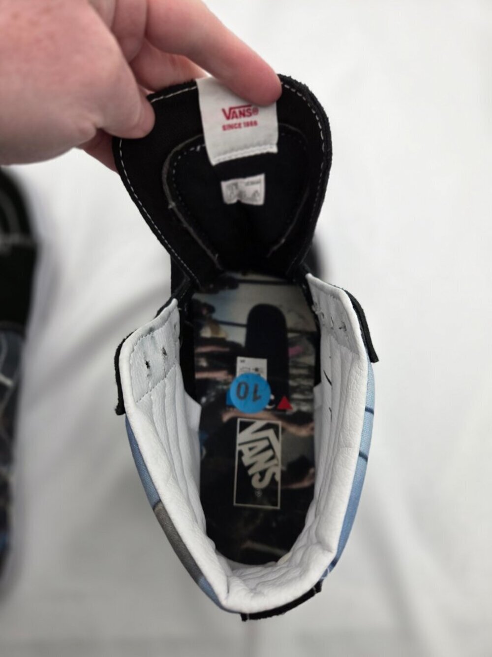 Vans x MOCA x Frances Stark Sk8-Hi | "Poets on the Pyre" Art Sneakers 10 - Picture 7 of 11